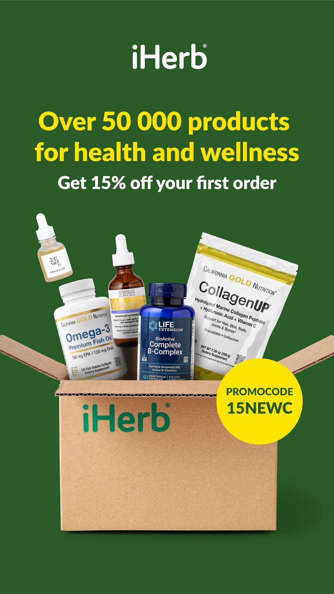 iHerb Facebook ad