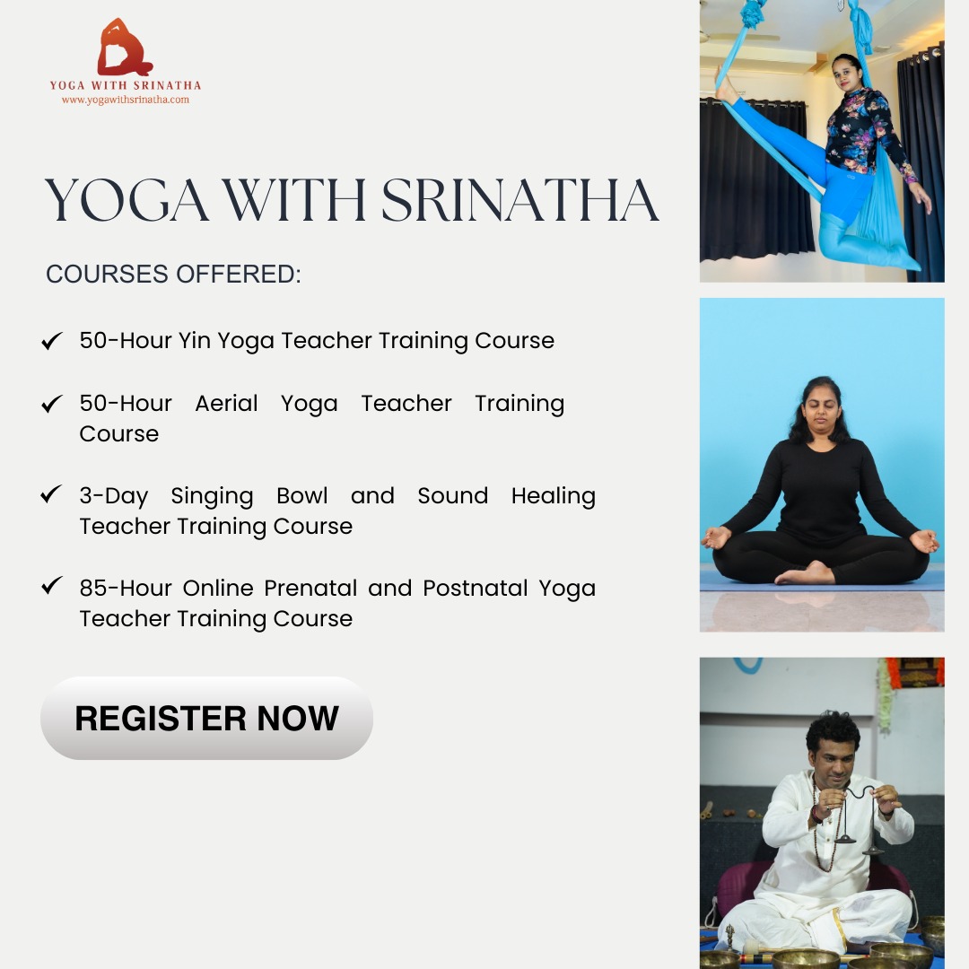 Yogawithsrinatha Facebook ad: Namaste