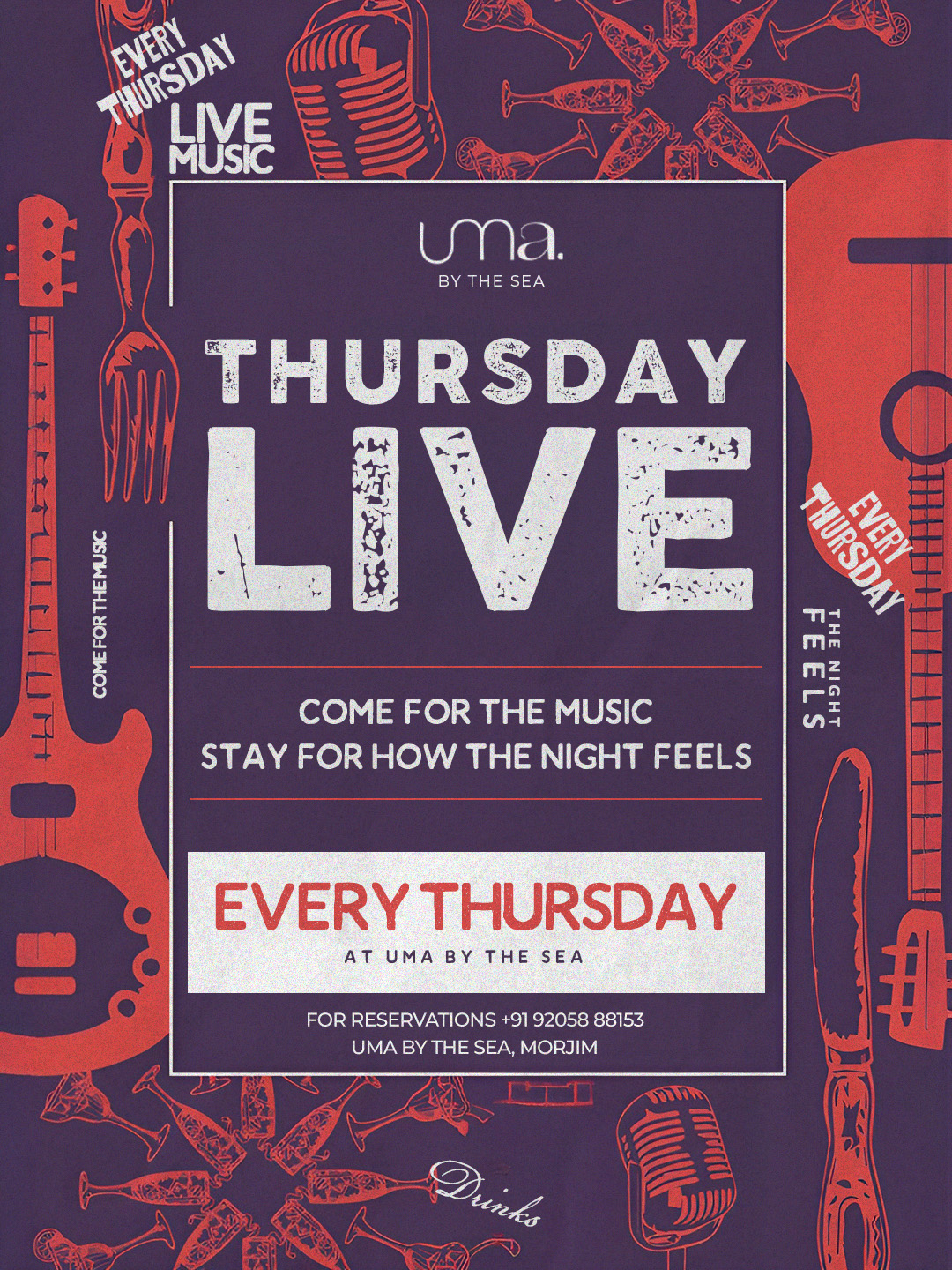Uma by the Sea Facebook ad: This Thursday at Uma