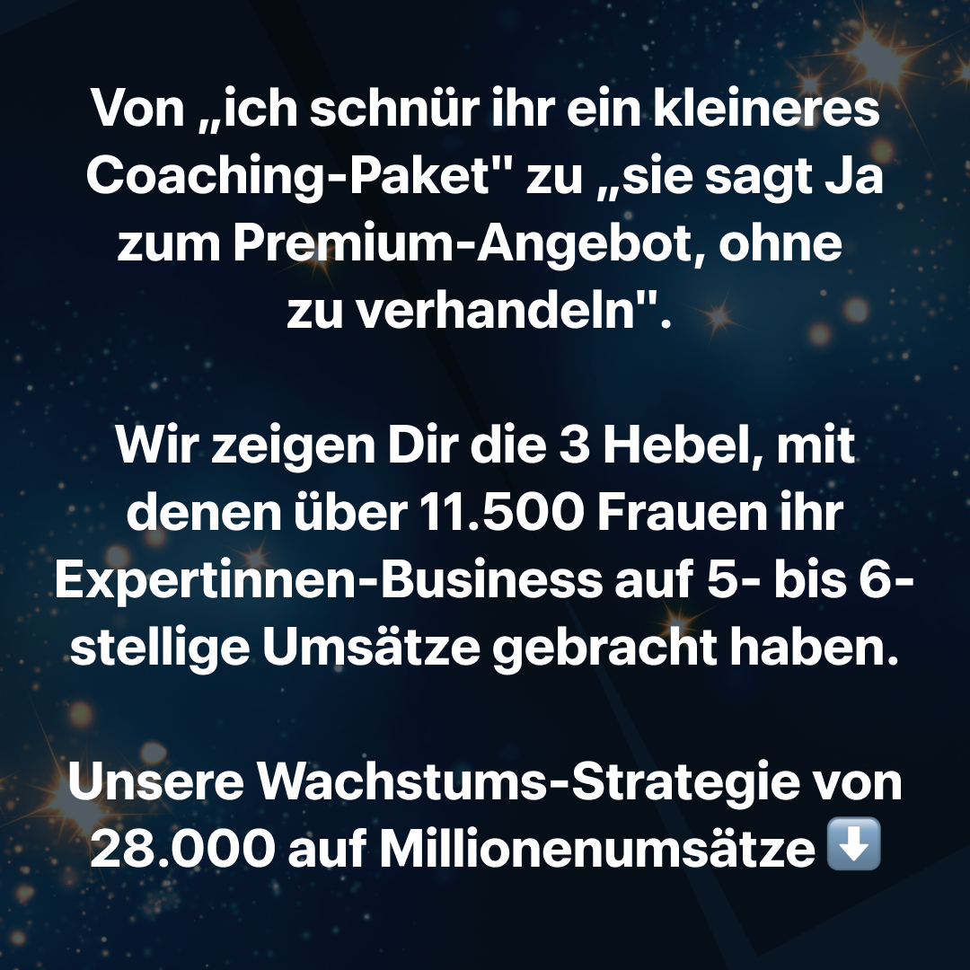 Susanne & Nicole Facebook ad: 10 Tage. 5 Umsatzhebel. Coaching-Star startet bald…