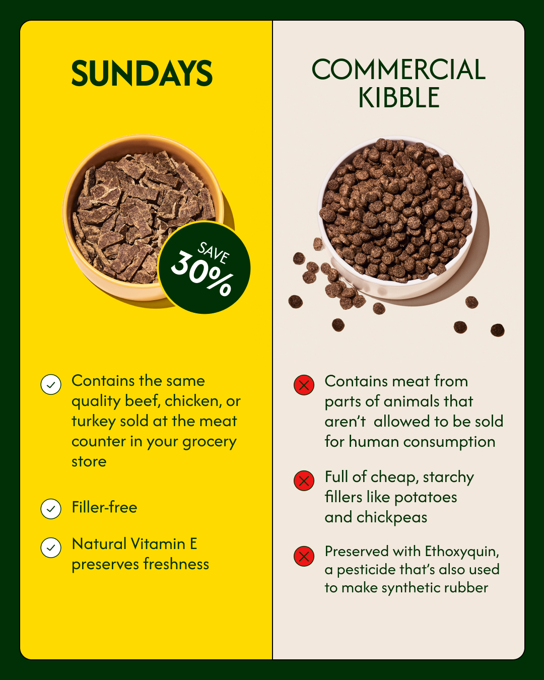 Sundays Facebook ad