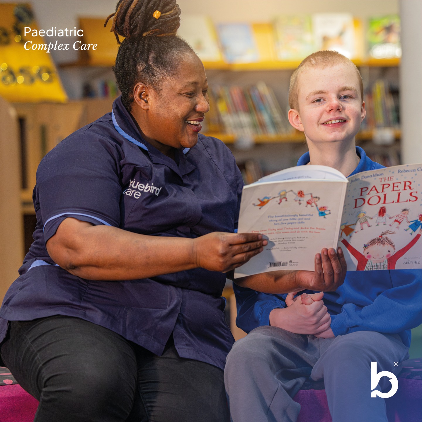 Bluebird Care Ireland Facebook ad: From story time and learning, to the care…