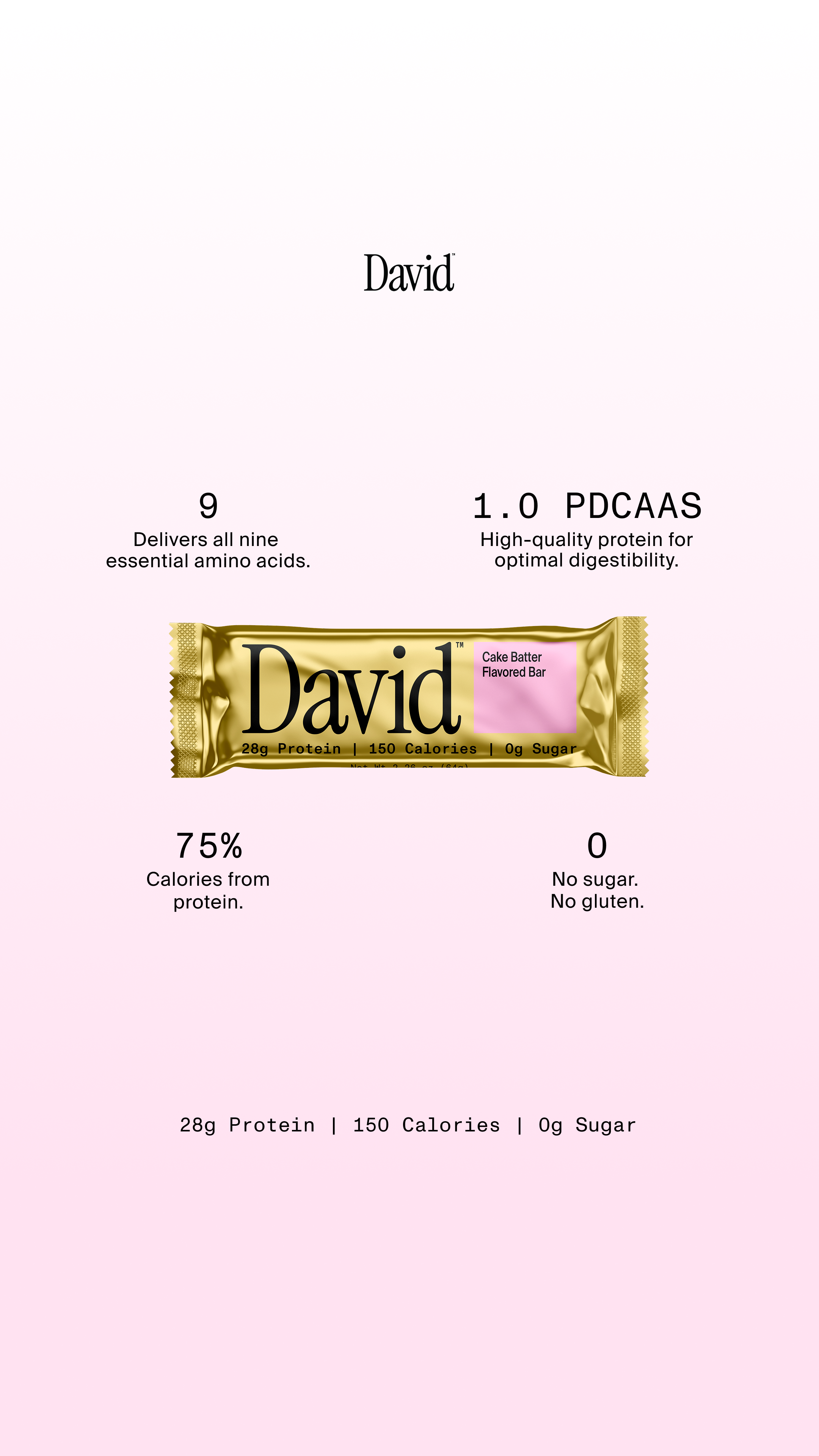 David Protein Facebook ad