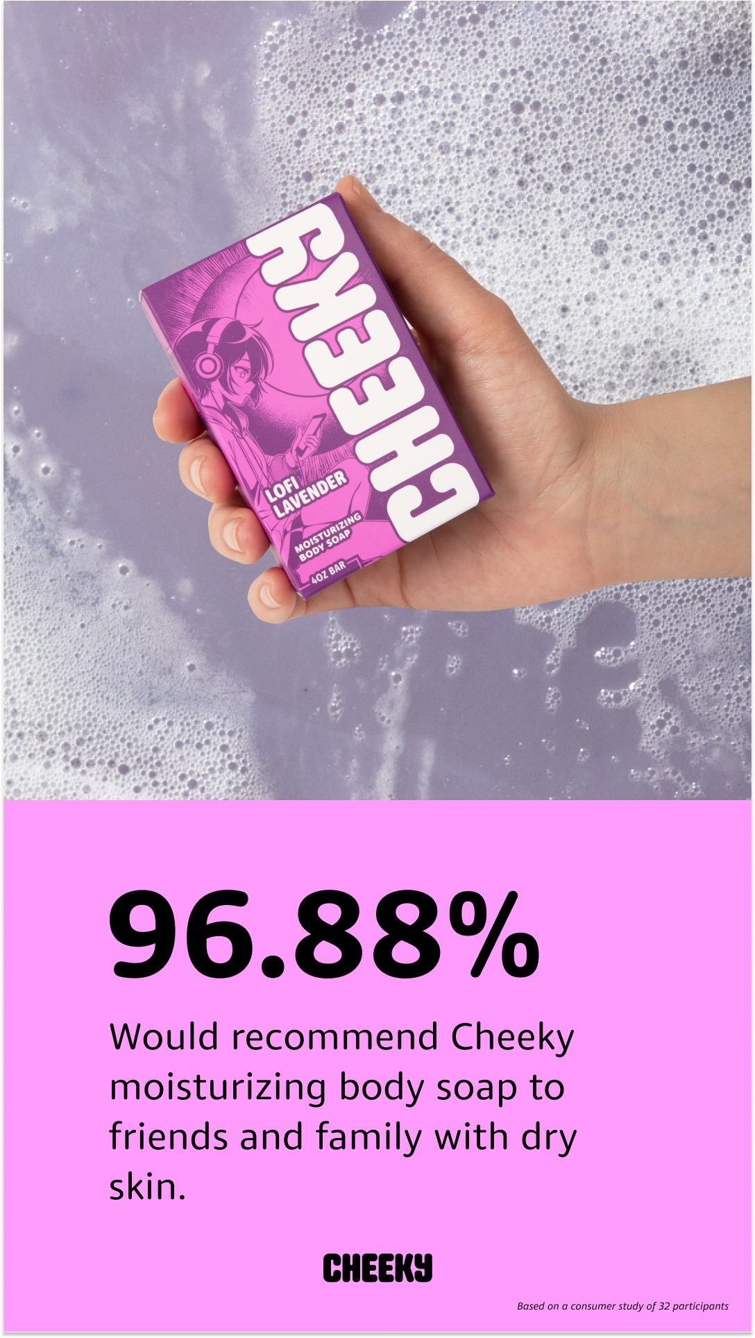 Cheeky Soap Facebook ad