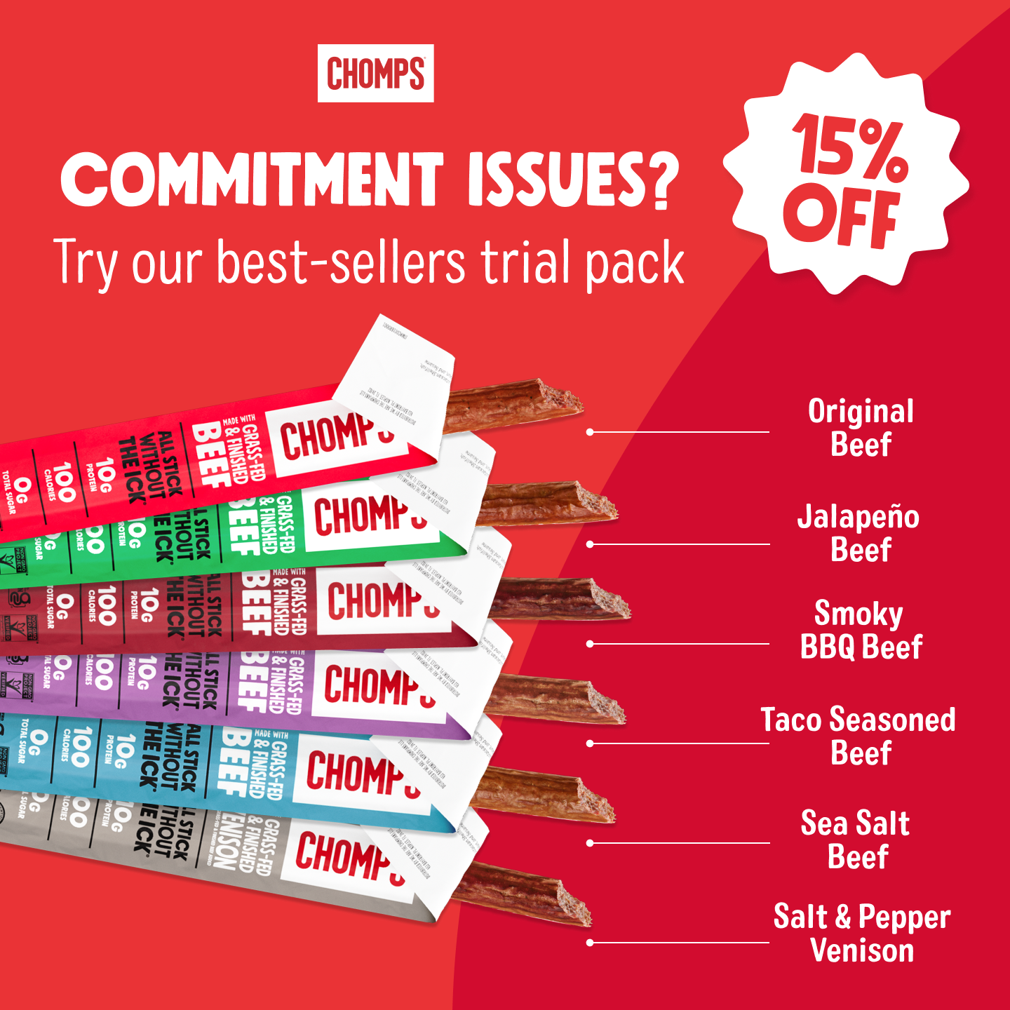 Chomps Facebook ad
