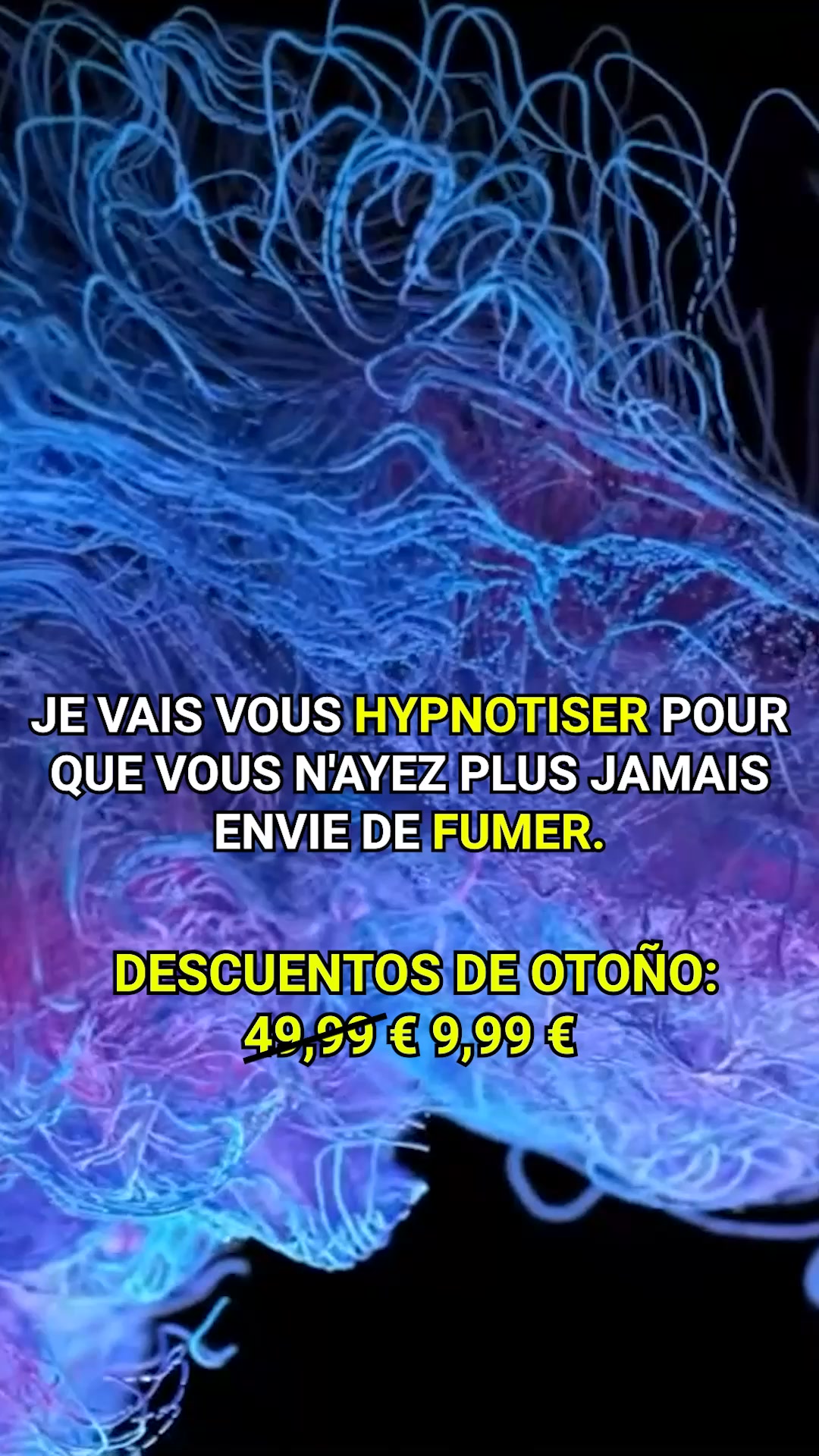 Hypnozio: power of hypnotherapy Facebook ad: Deja de fumar de una forma que de verdad resulta fácil