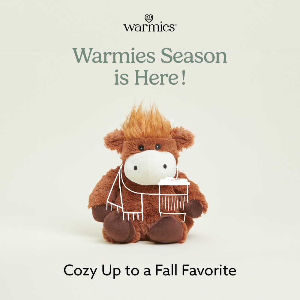 Warmies USA Facebook ad: Cozy Warmies Season