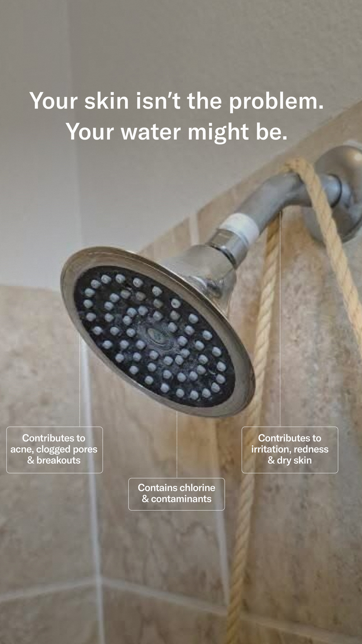 Vitality Insider Facebook ad: Everyone Needs A Shower Filter To Ensure Clean Water