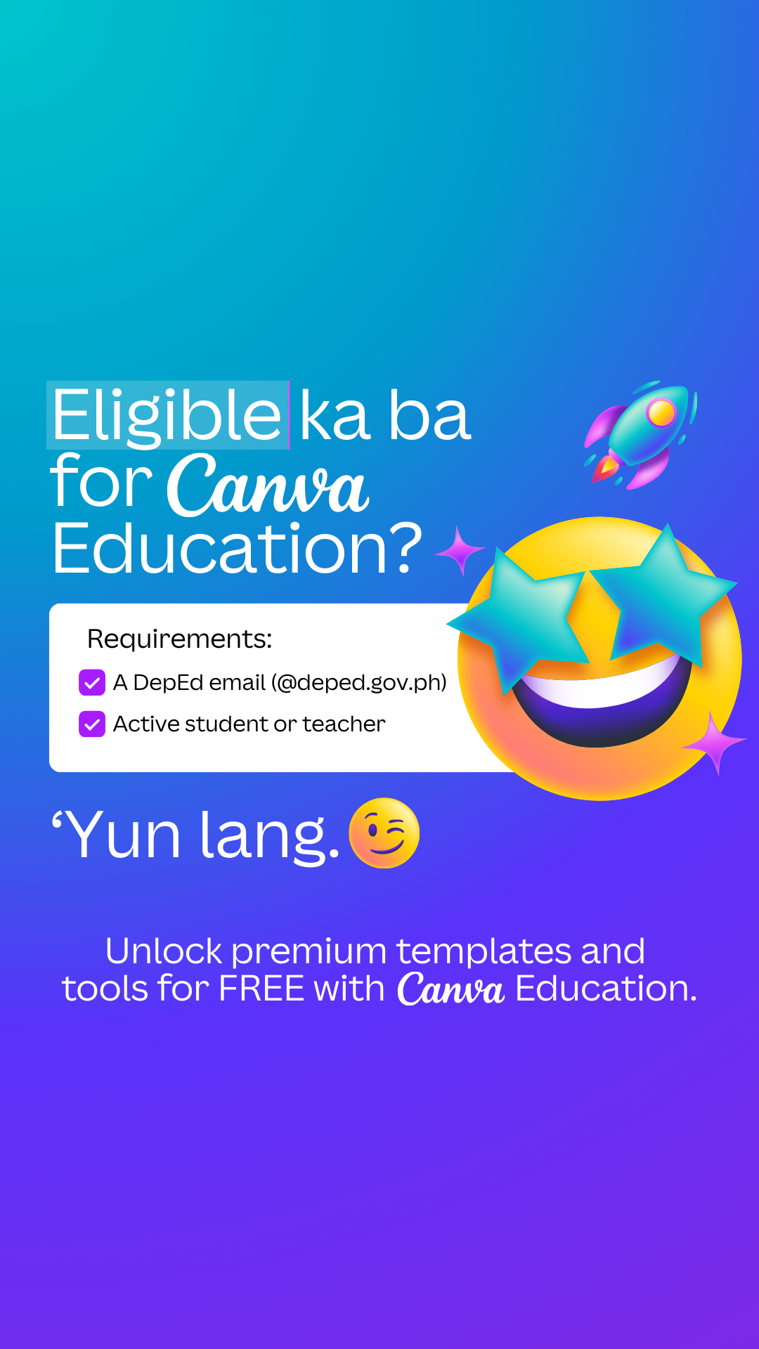 Canva Facebook ad