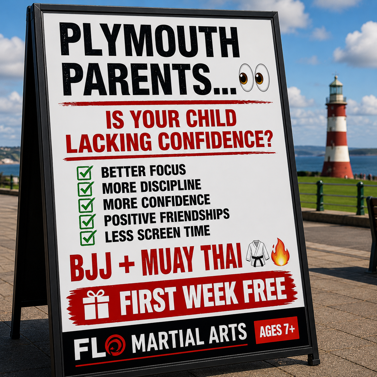 Flo Martial Arts Facebook ad