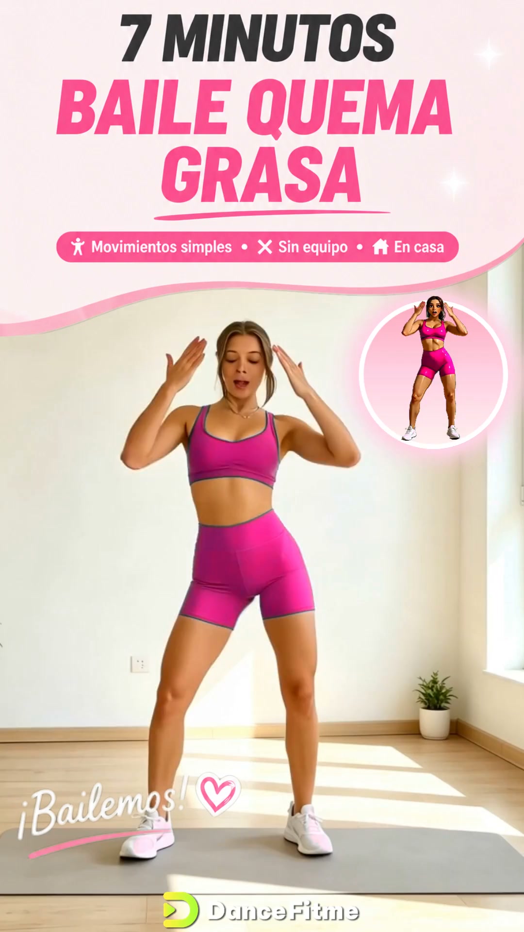 28 day weight loss dance workout Facebook ad: Baila para ponerte en forma
