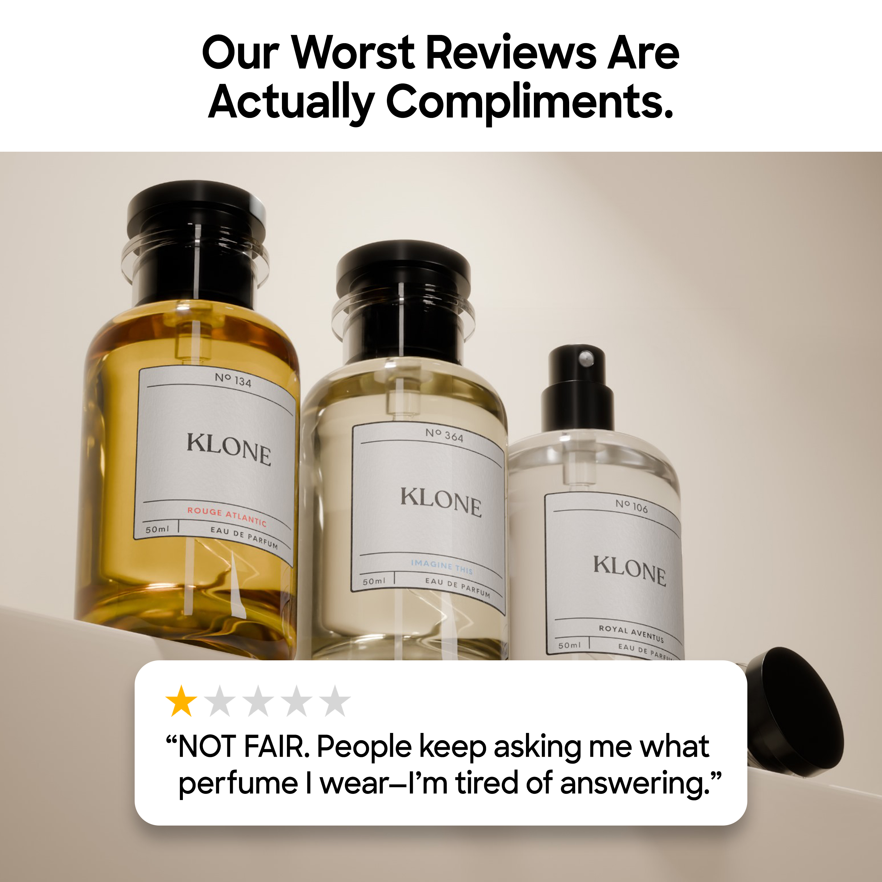 Klone Scents Facebook ad
