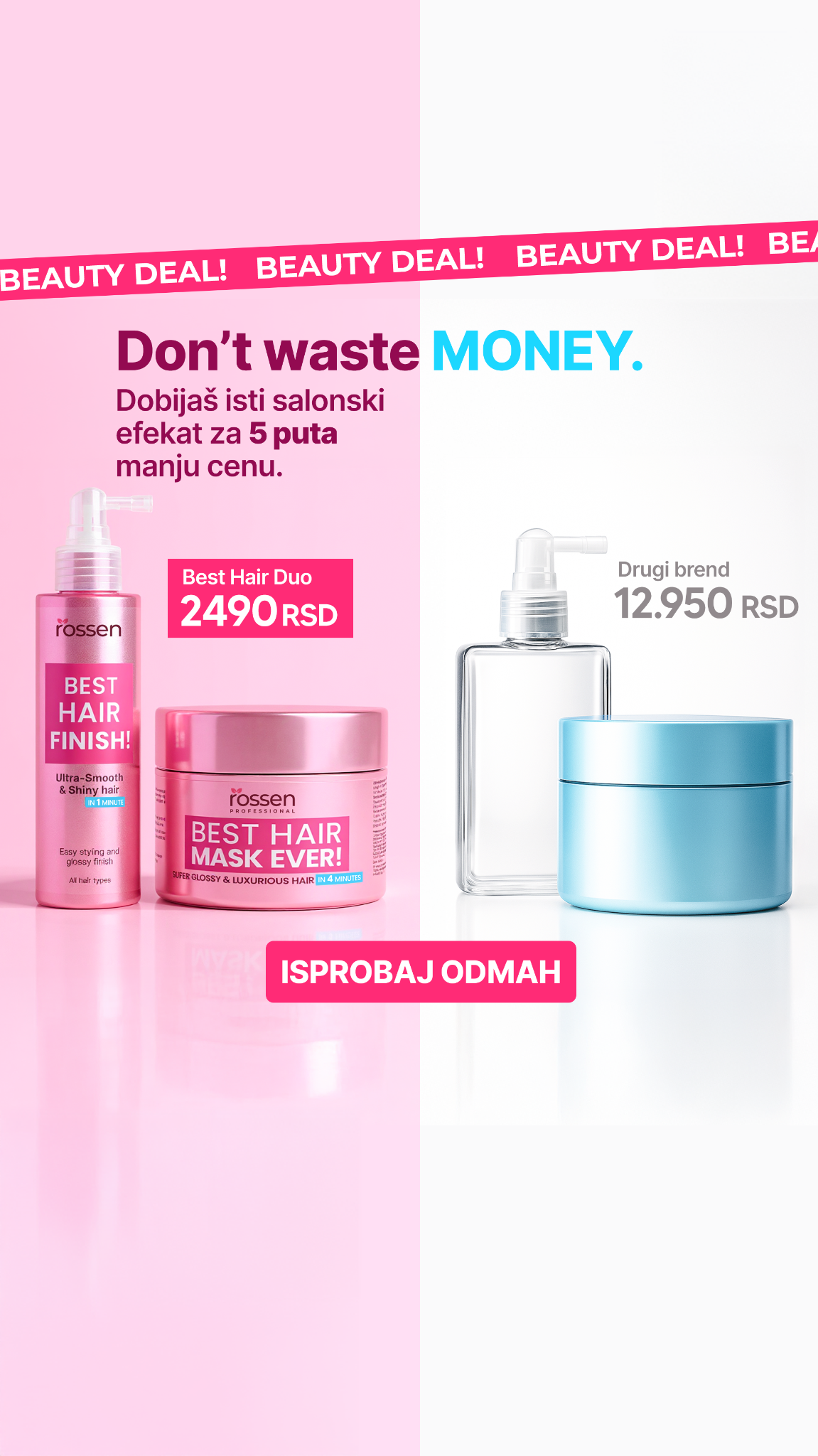 Rossen kozmetika Srbija Facebook ad