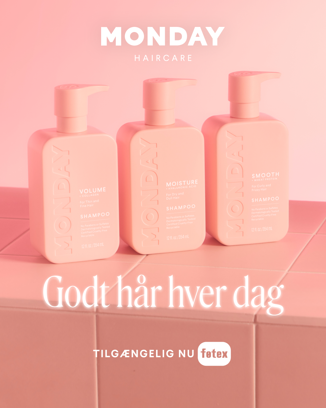 MONDAY Haircare Facebook ad
