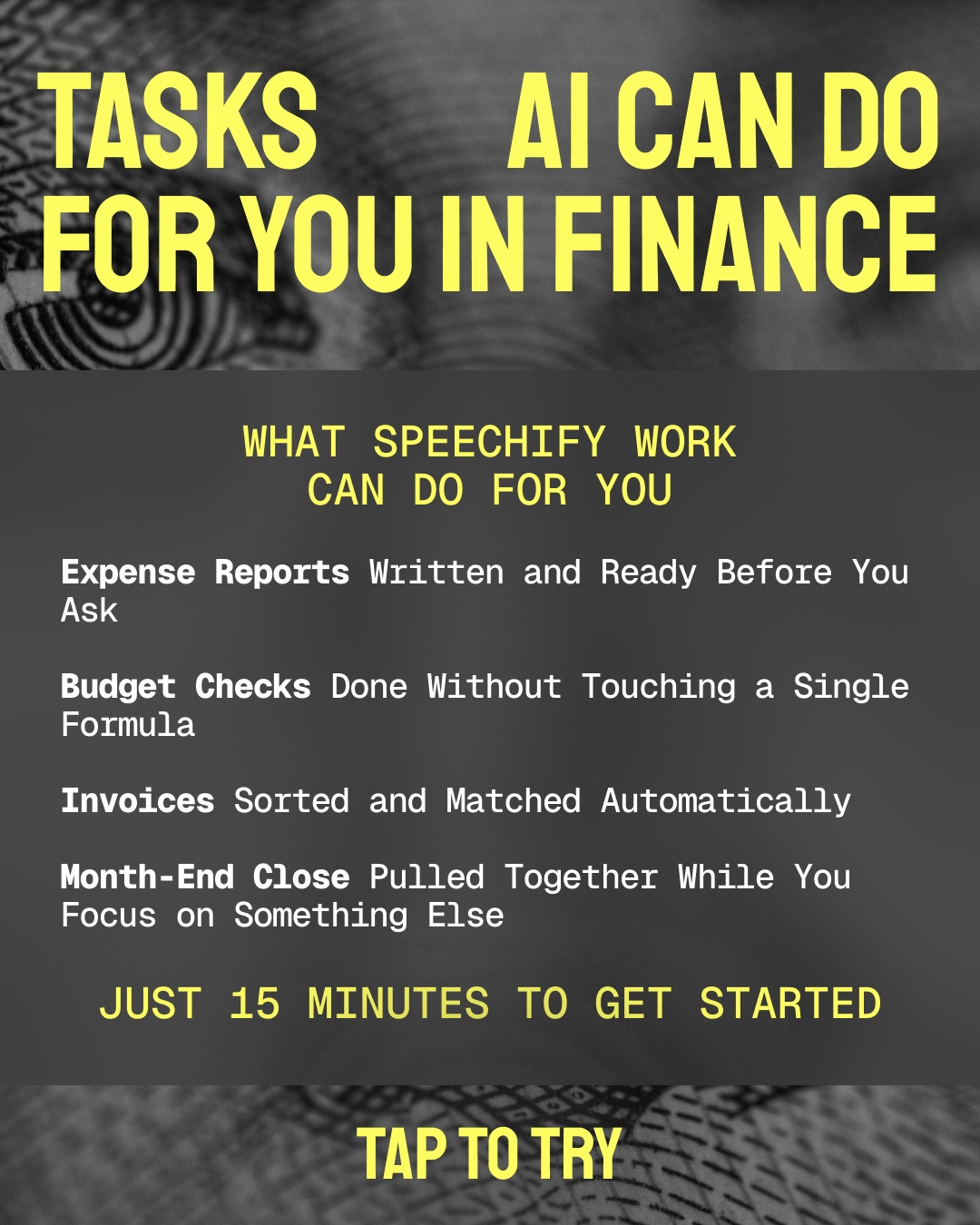 Speechify Work Facebook ad