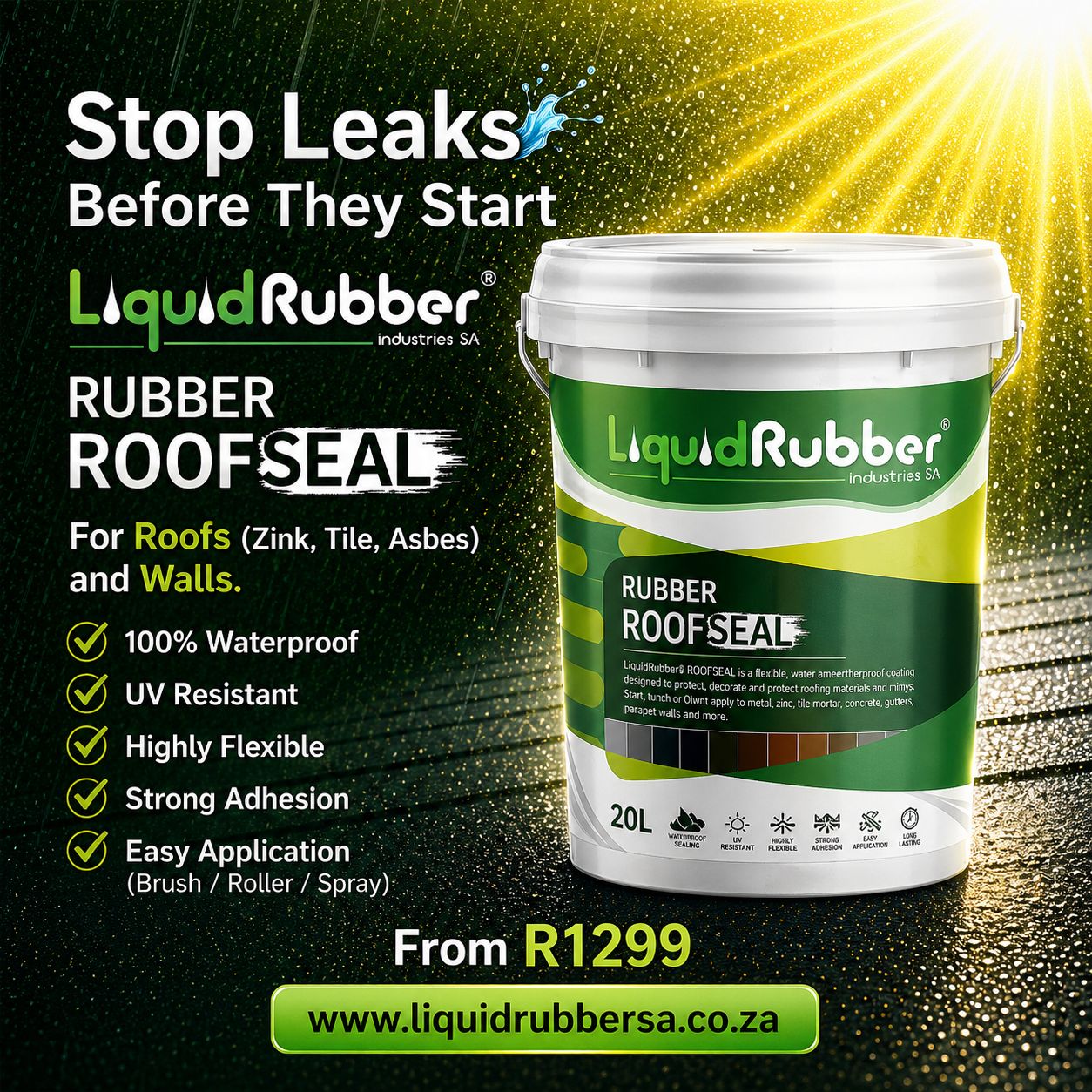 Liquid Rubber Industries SA Facebook ad