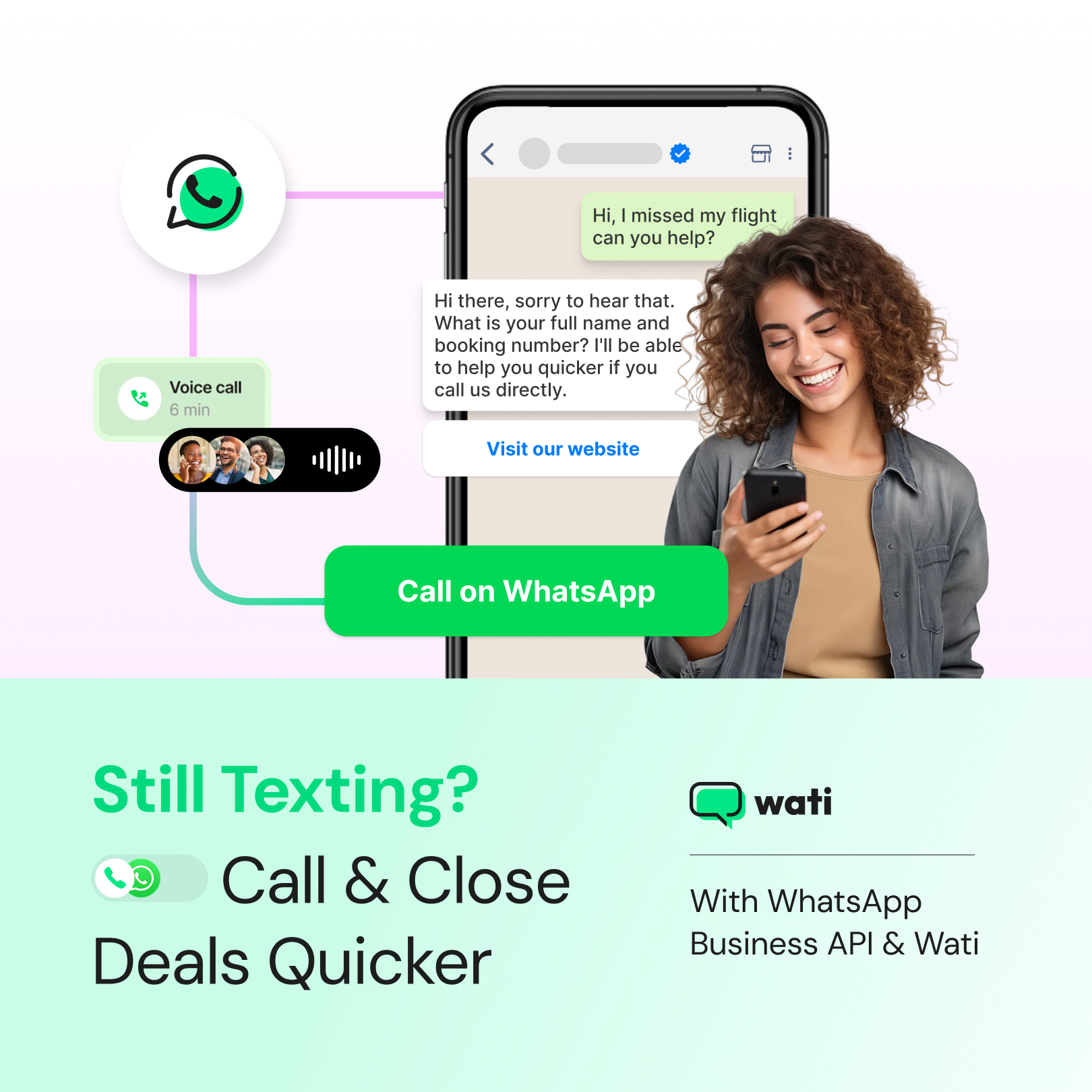 WATI - WhatsApp Team Inbox Facebook ad