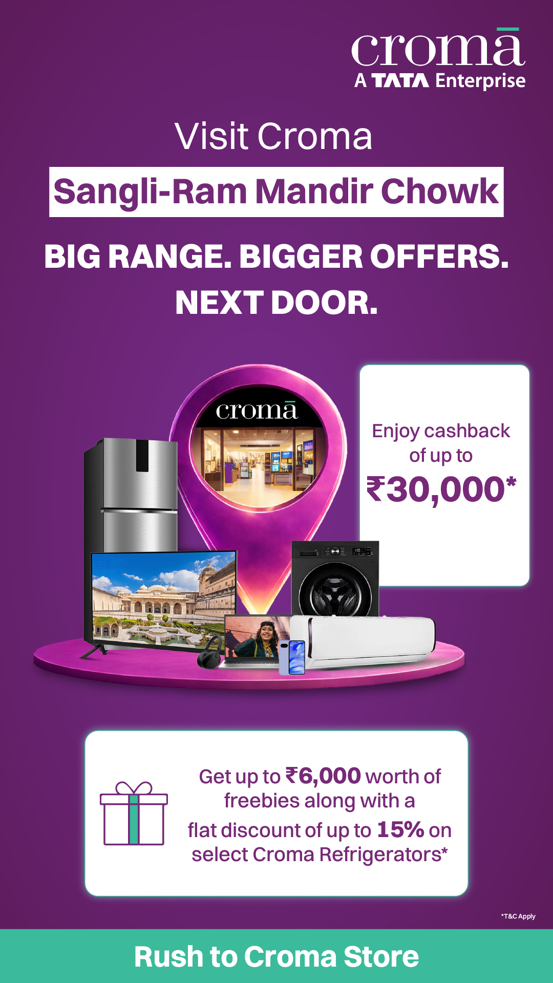 Croma Facebook ad