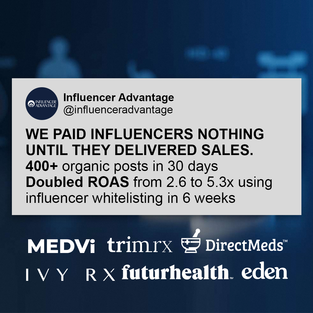 Influencer Advantage Facebook ad