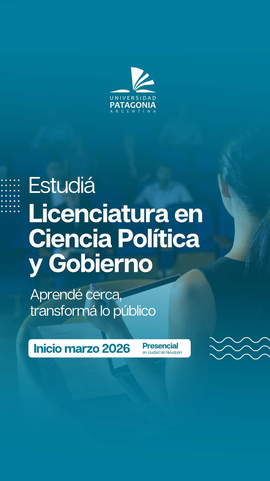 Universidad Patagonia Argentina Facebook ad