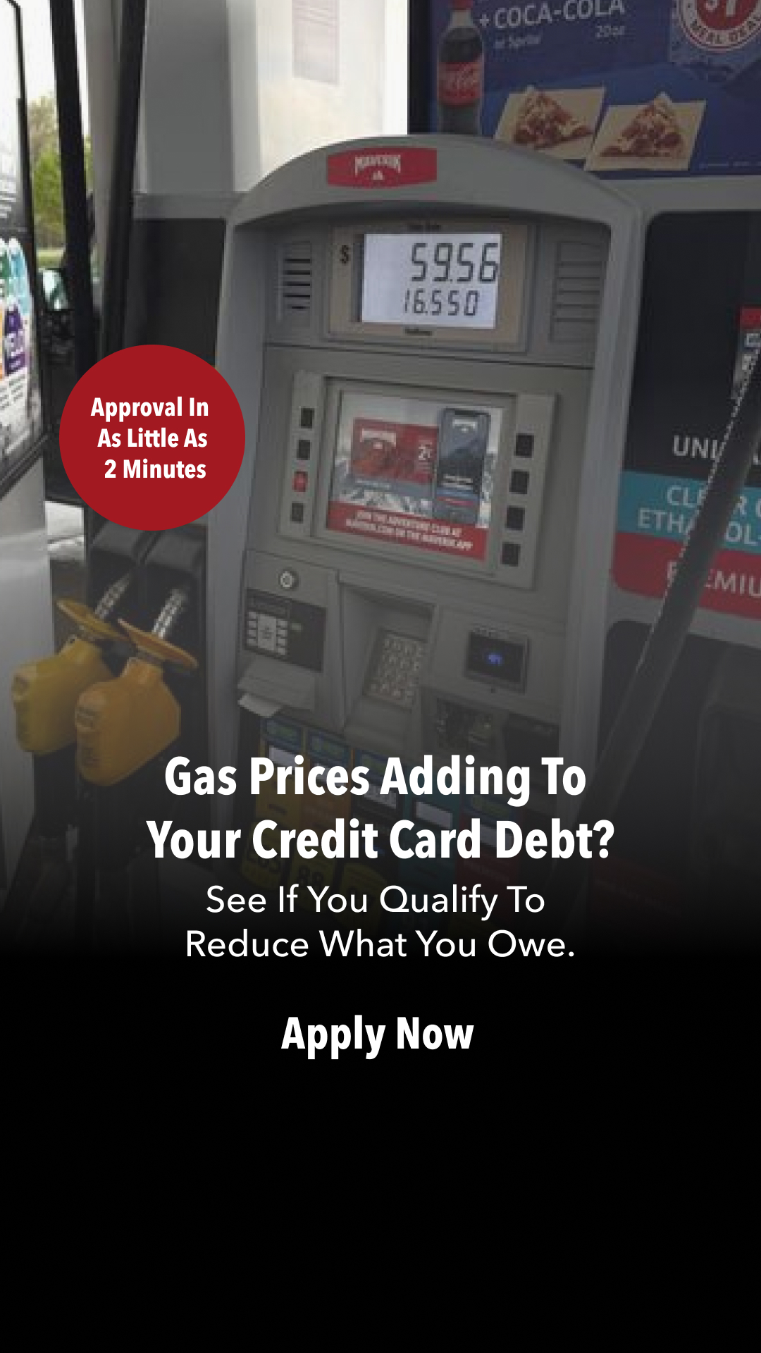 National Debt Relief Facebook ad