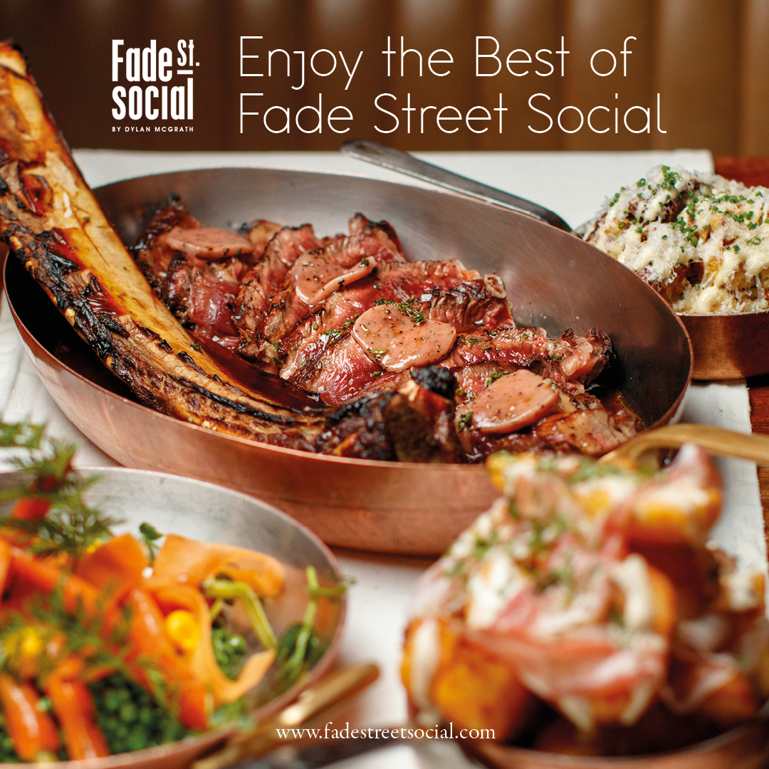 Fade Street Social by Dylan McGrath Facebook ad: There's Always Something To Celebrate At Fade St