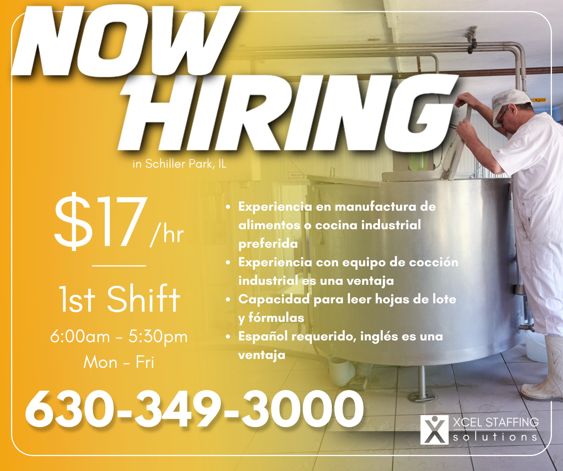 Xcel Staffing Solutions - Addison Facebook ad