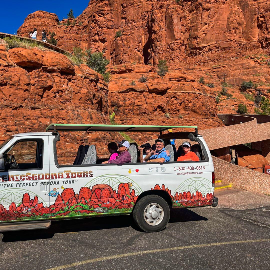 Scenic Sedona Tours Facebook ad from Apr 23, 2026