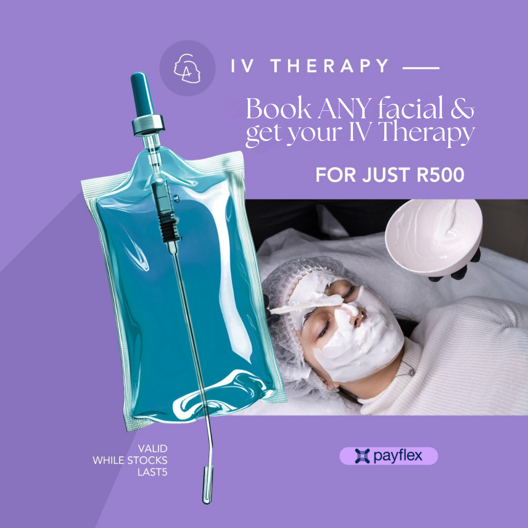 Asteria Aesthetics Facebook ad: IV THERAPY