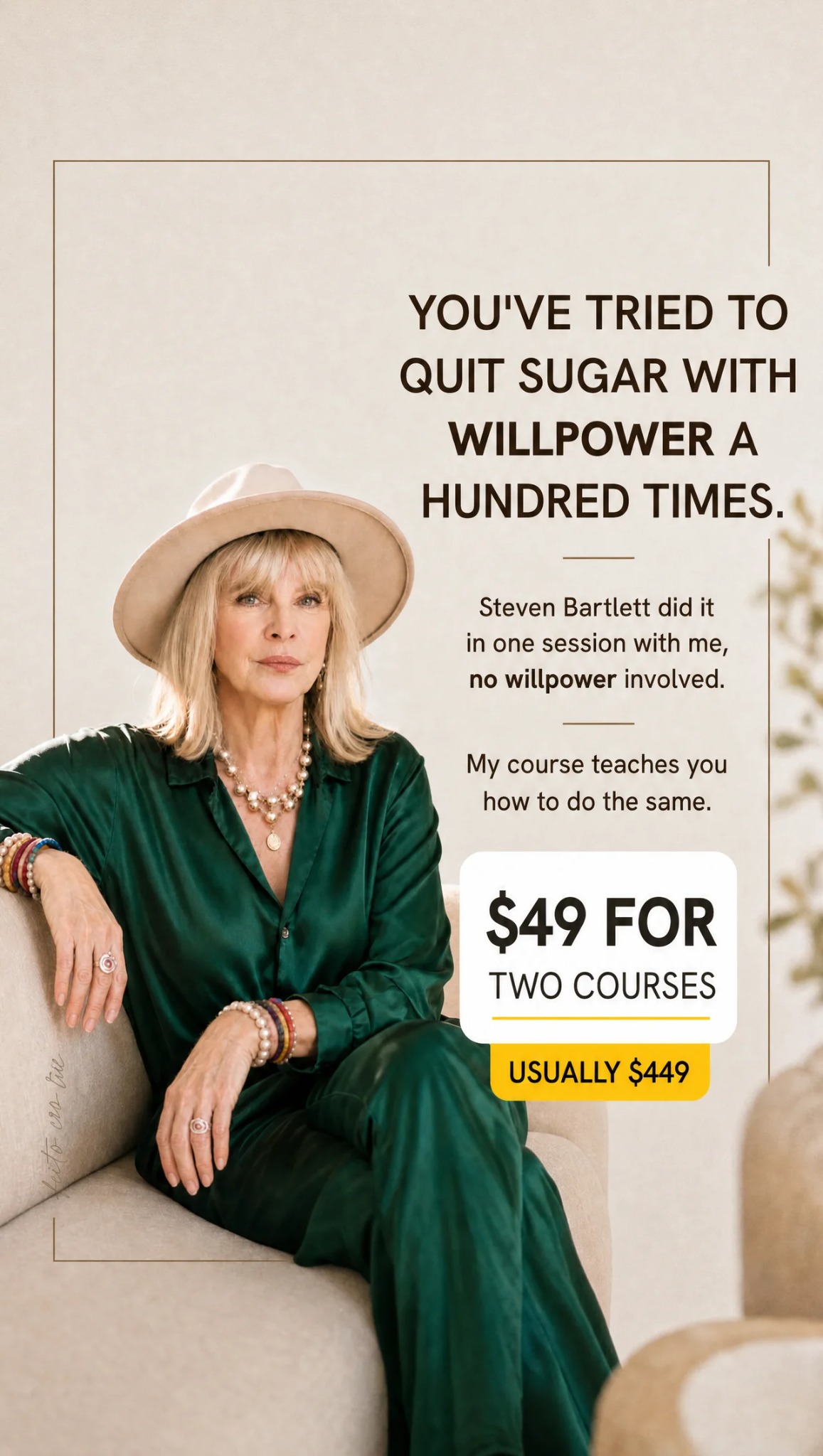 Marisa Peer Facebook ad
