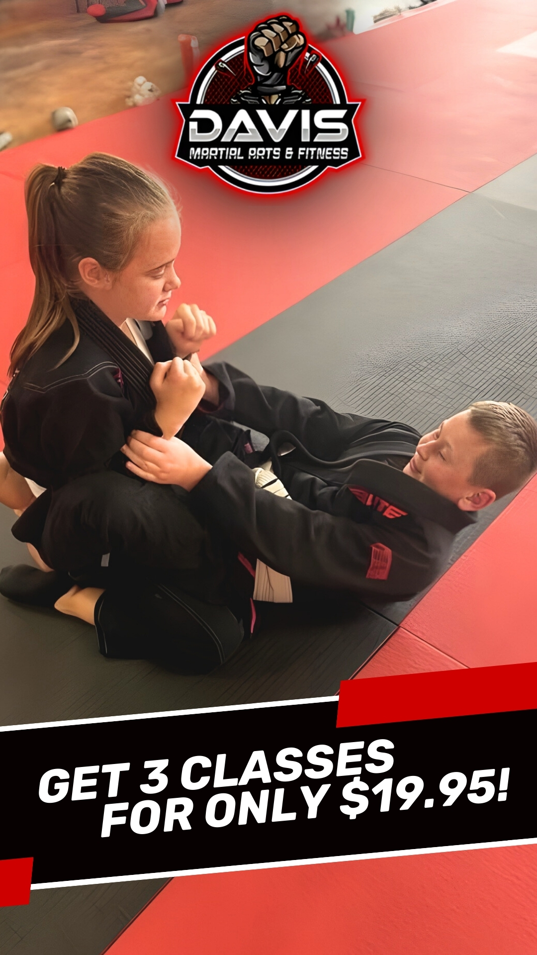 Davis Martial Arts & Fitness Facebook ad
