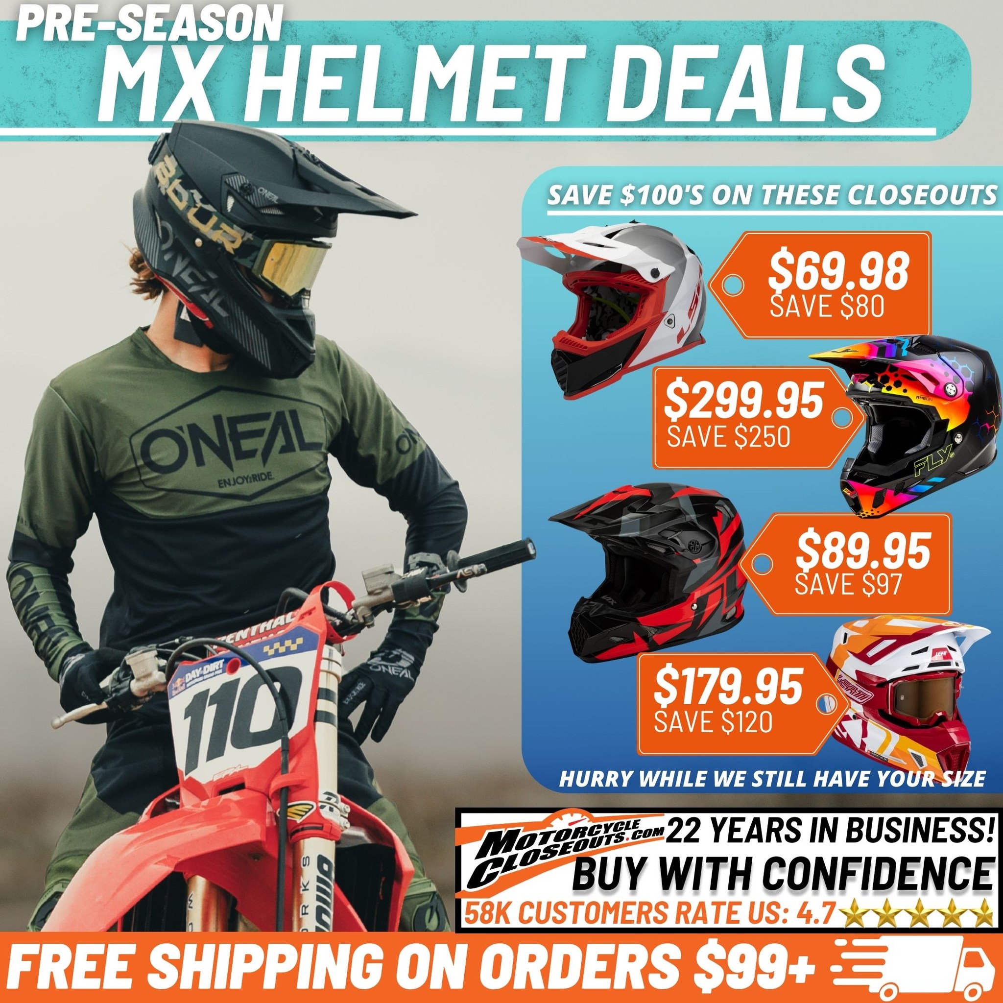 MotorcycleCloseouts Facebook ad