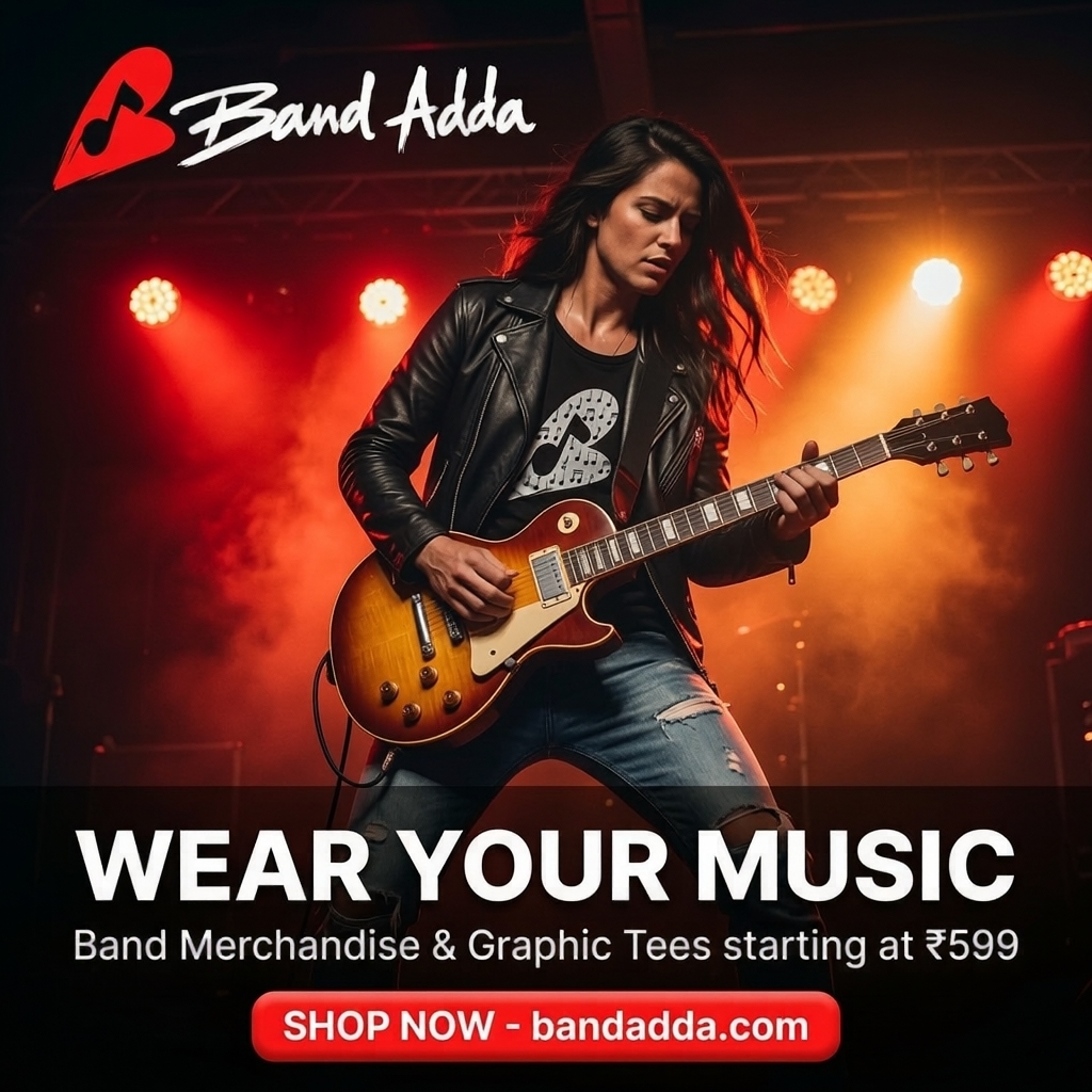 Bandadda Facebook ad: Rock, Metal, Bhakti, Jazz & More, Tees at ₹599