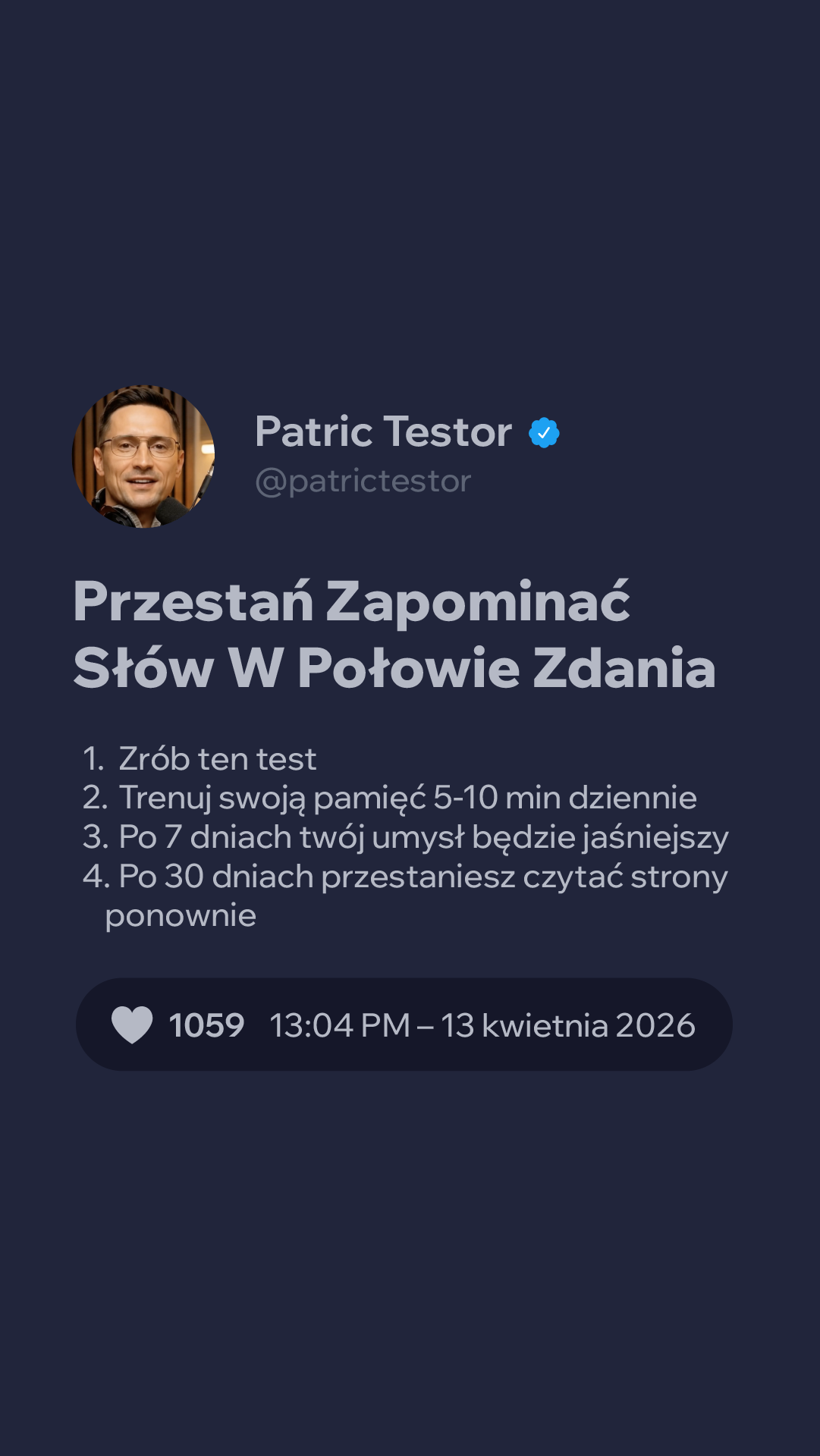International IQ test Facebook ad