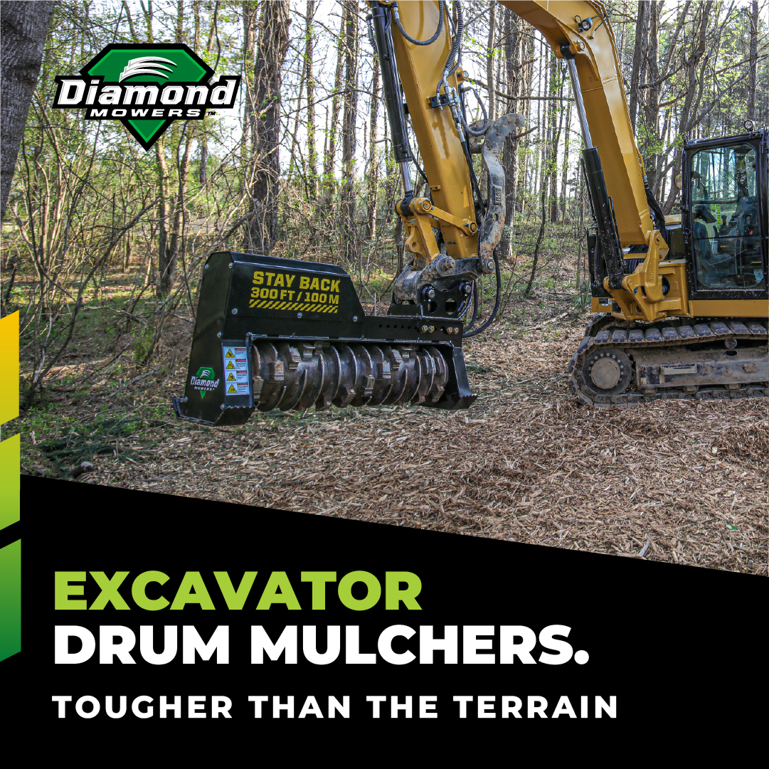 Diamond Mowers Facebook ad: Create defensible space and handle fire fuel reduction…