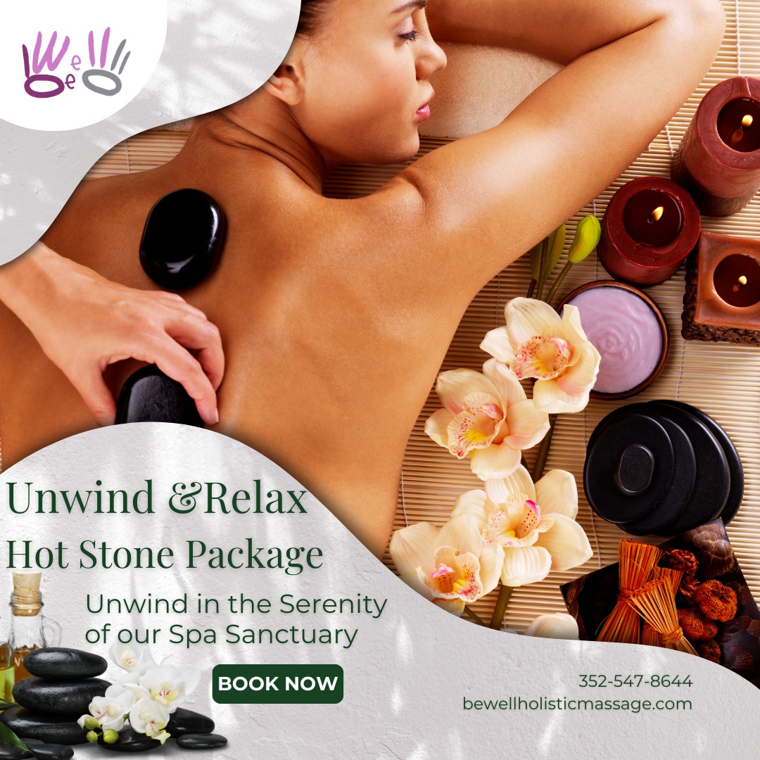 Be Well Holistic Massage Wellness Center, P.A. Facebook ad: Day Spa Packages in Ocala, FL