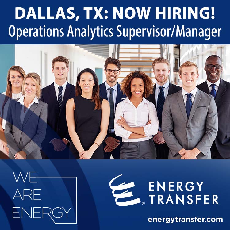 Energy Transfer Careers Facebook ad: Supervisor / Manager - Operations Analytics - 2610000656 |…