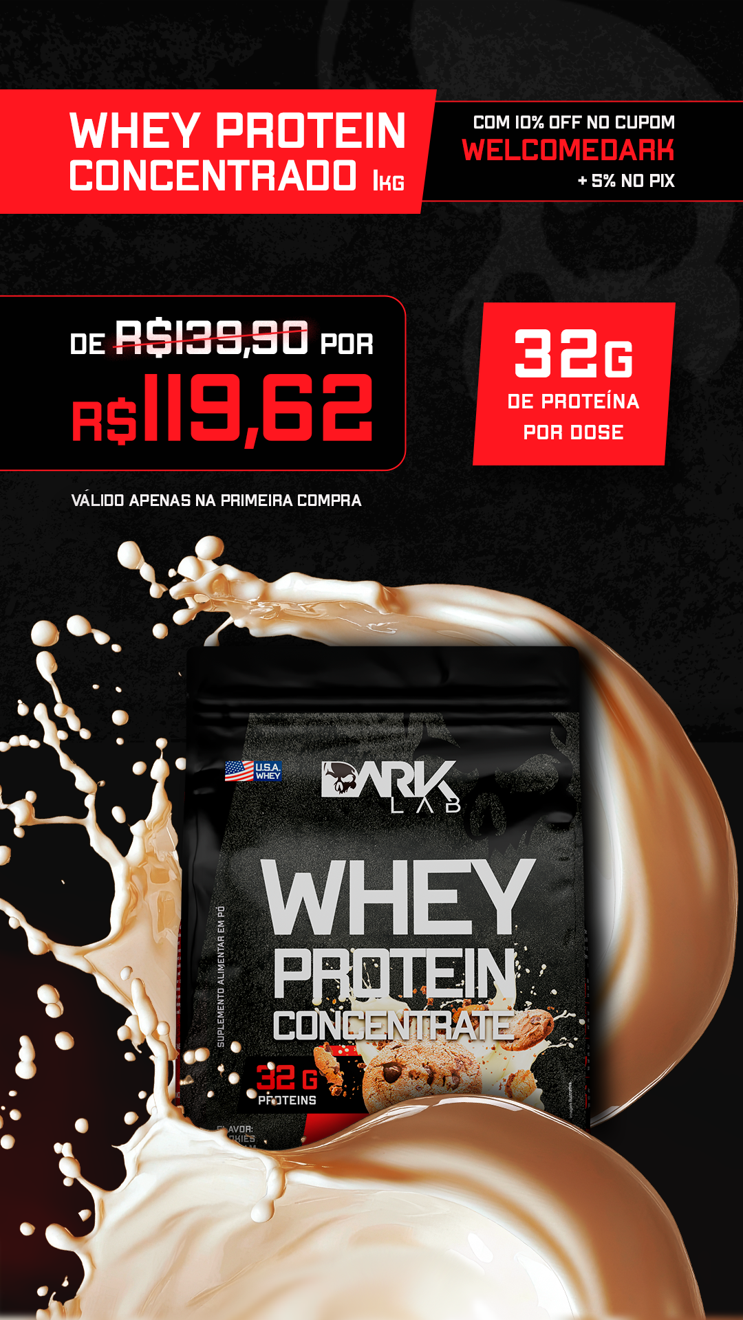 Dark Lab Suplementos Facebook ad
