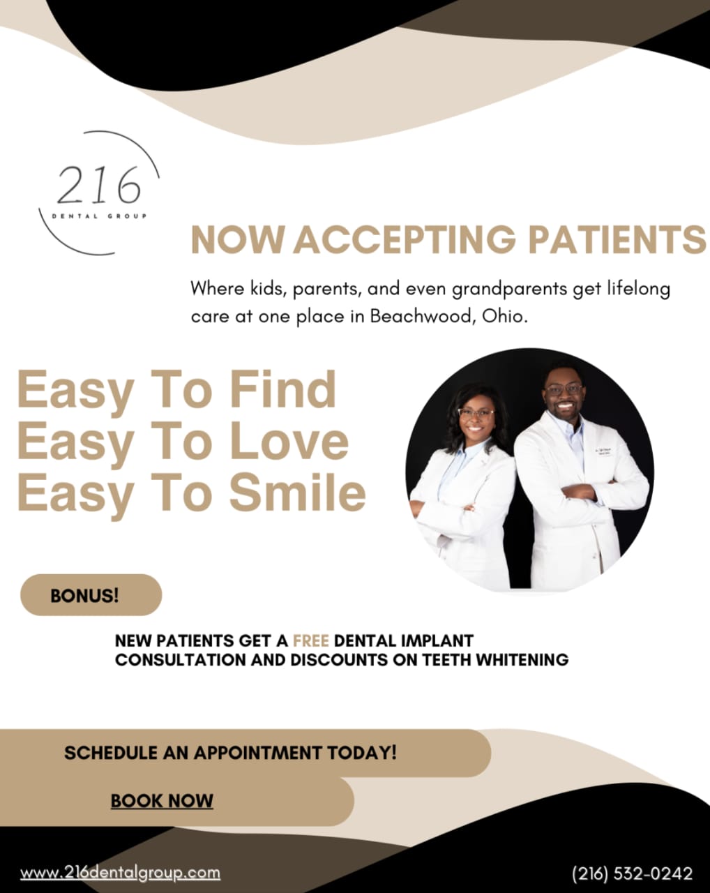 216 Dental Group Facebook ad from Aug 28, 2025