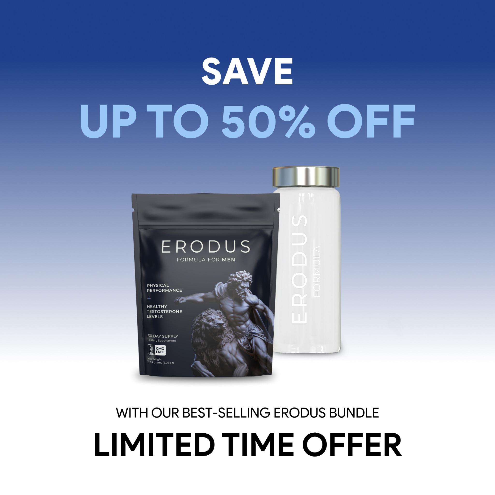 Erodus Formula For Men Facebook ad