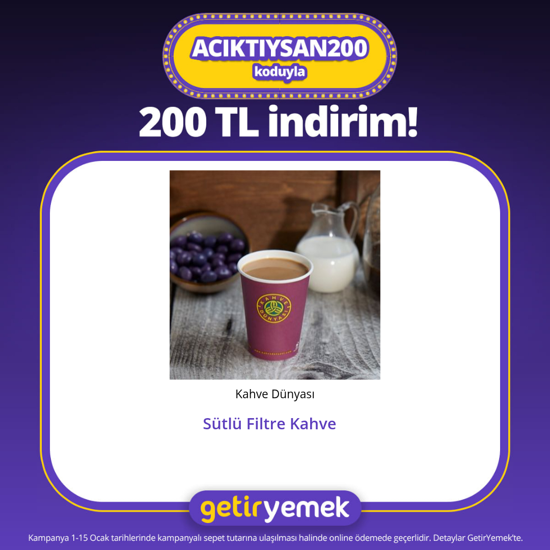 GetirYemek Facebook ad