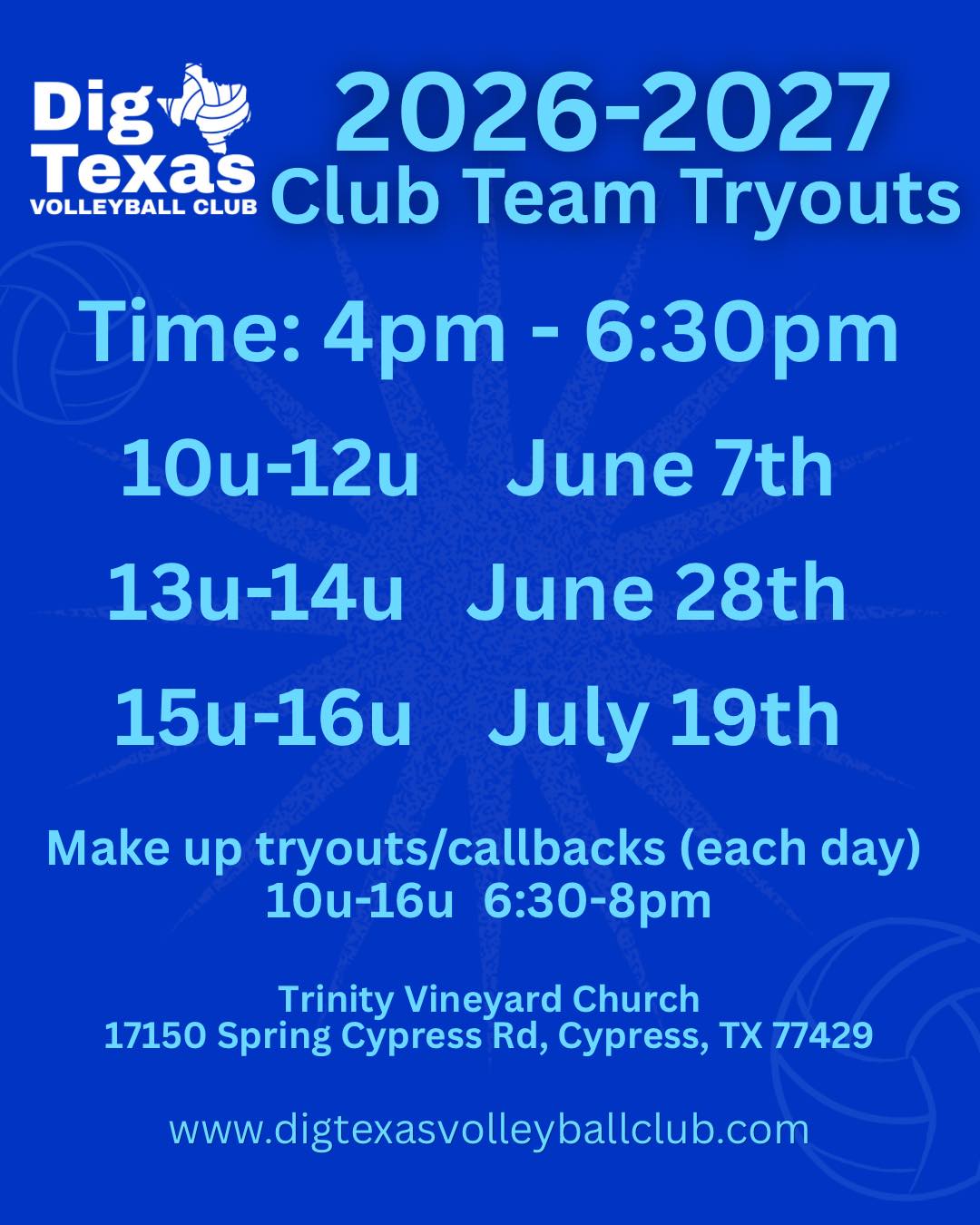 Dig Texas Volleyball Club Facebook ad: Home | Dig Texas Volleyball Club