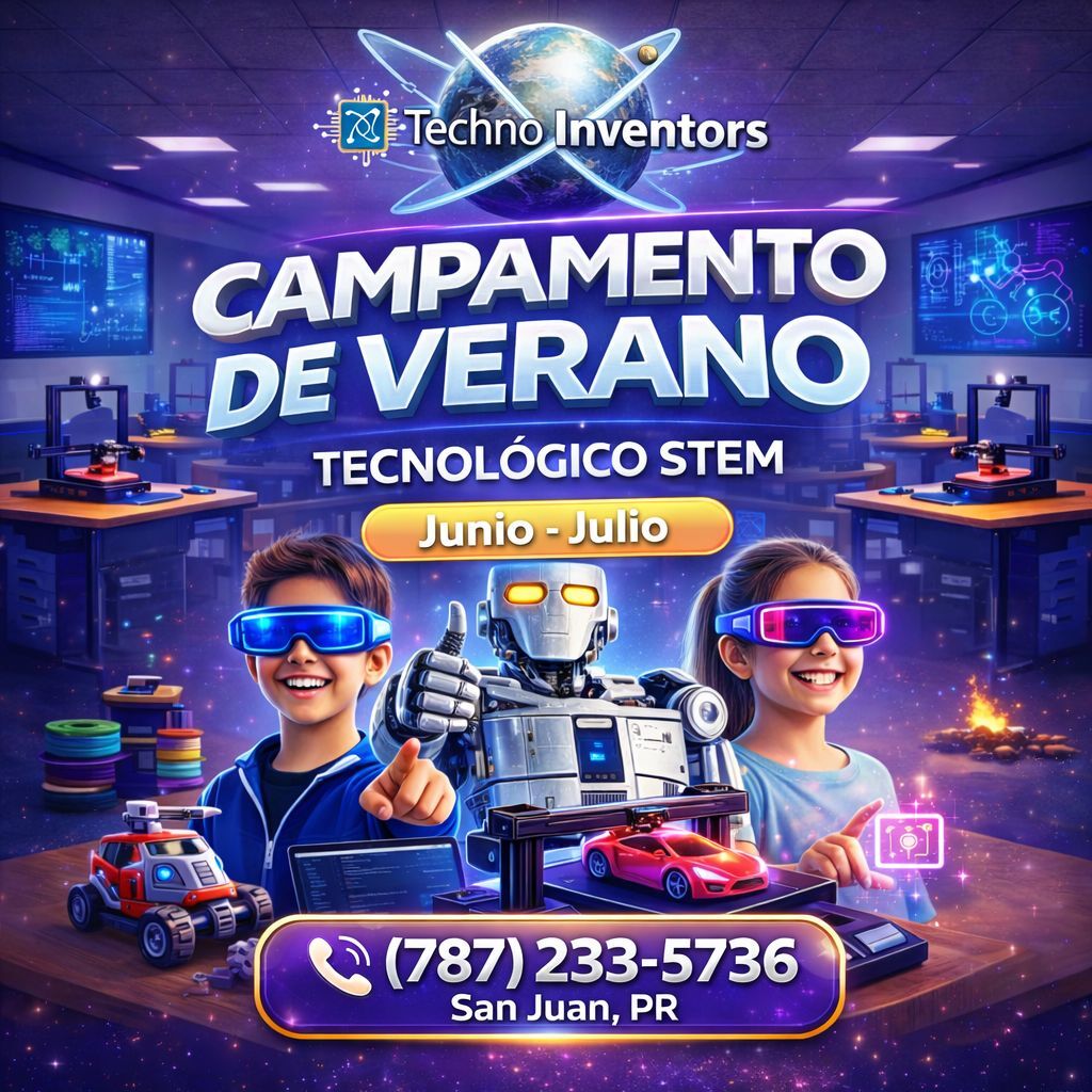 Techno Inventors Facebook ad: El Summer Camp #1 en PR