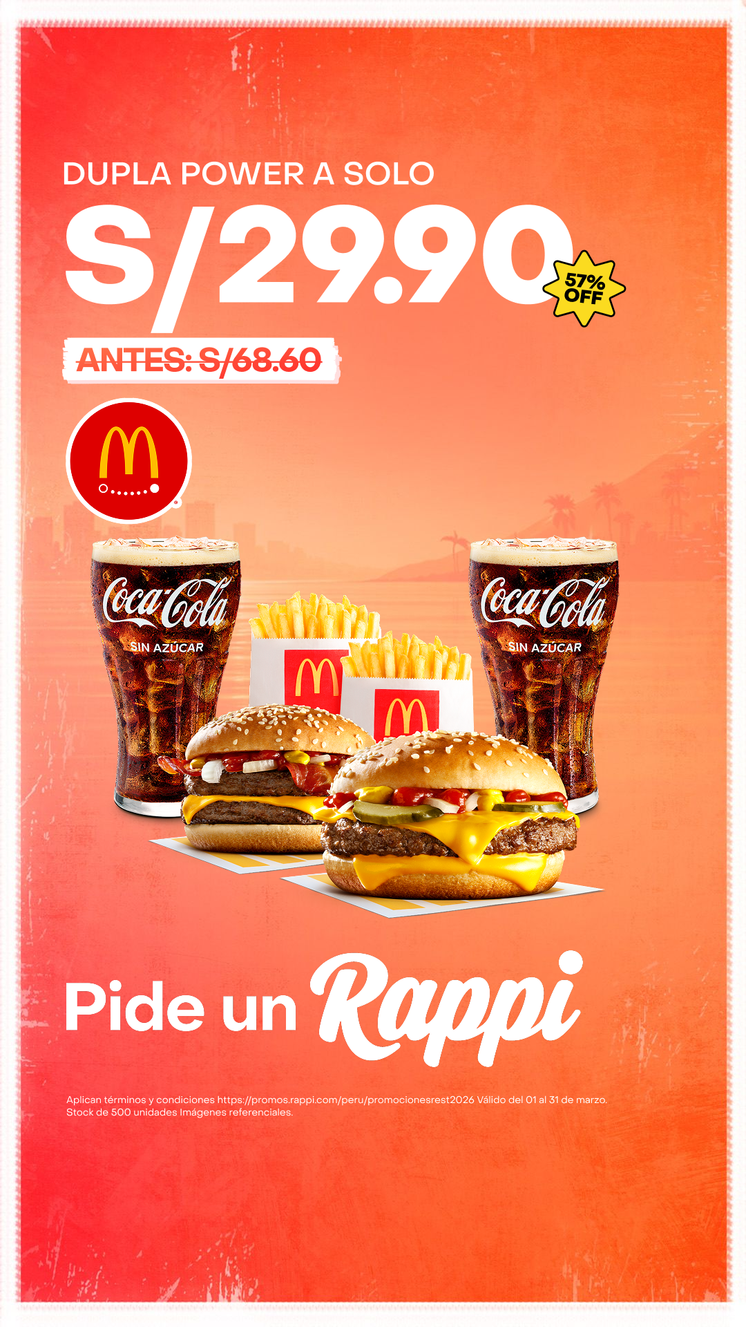 Rappi Facebook ad from Mar 1, 2026