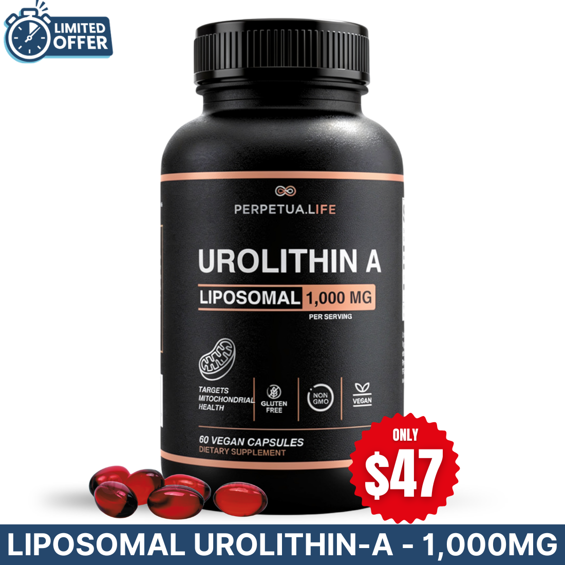 Perpetua.Life Biotech Facebook ad: Made in the USA, and 3rd party Tested!
