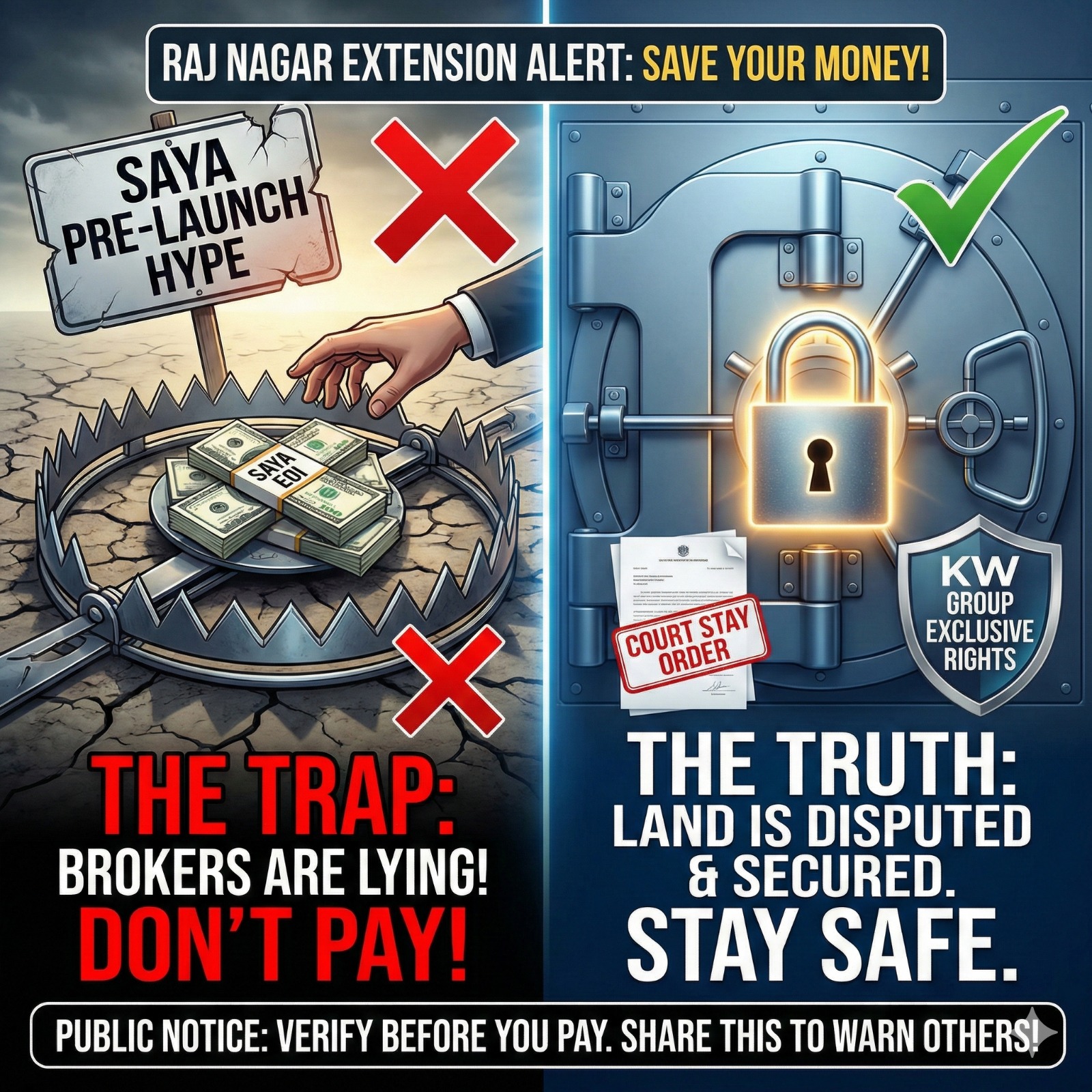 Morta Land Facebook ad: Protect Your Investment, Get the Full Report