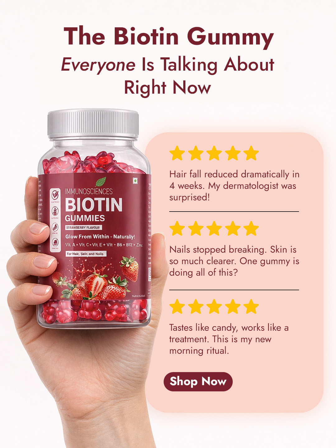 Immunosciences E- Store Facebook ad