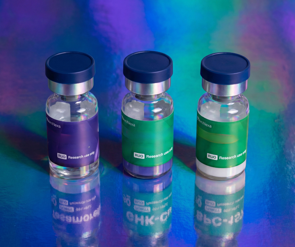 AmiNexa Facebook ad: Buy Research Peptides Online | 99%+ HPLC Purity | AmiNexa