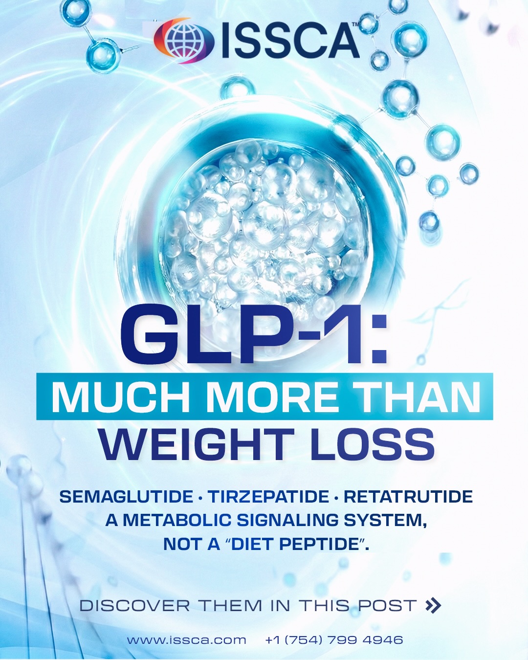 ISSCA Facebook ad: GLP-1 is more than weight loss.
