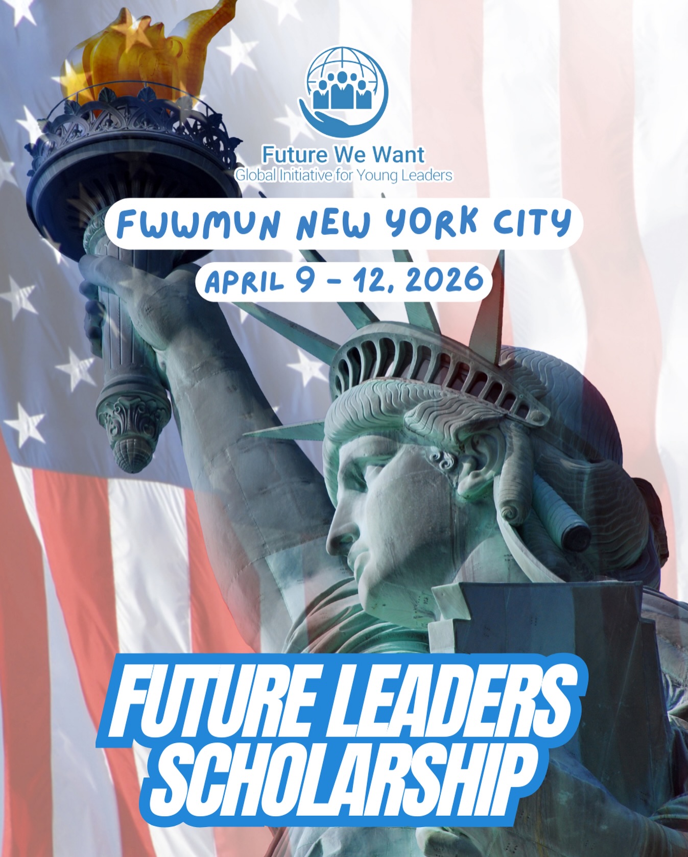 Future We Want MUN -Fwwmun Facebook ad: FWWMUN NYC 2026: apply for your scholarship!-Future We…